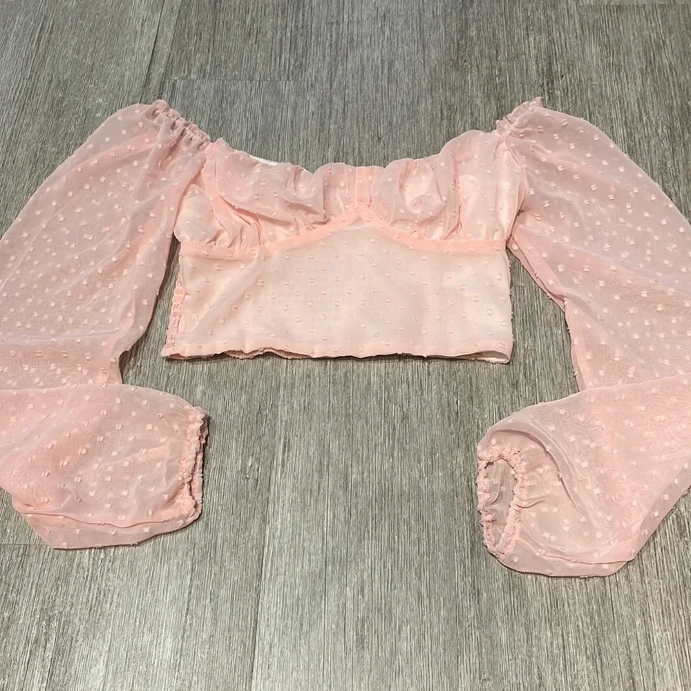 Sweet Heart Neck Blouse - Picture 5 of 6